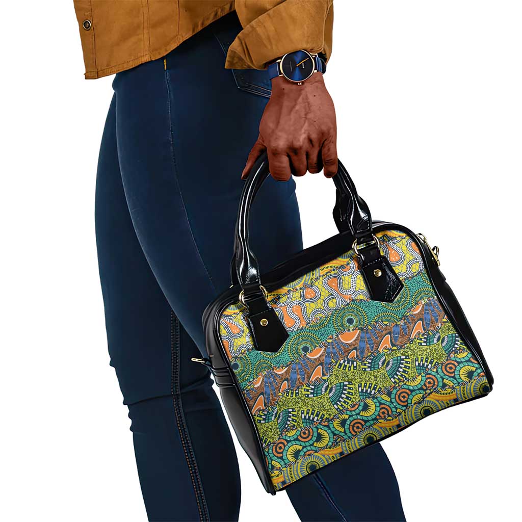 Africa Tribal Mixed Pattern Shoulder Handbag - African Pride