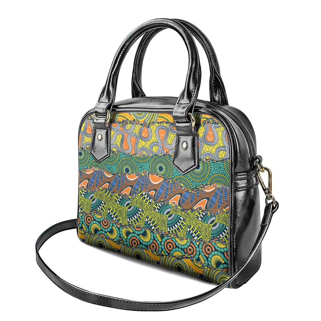 Africa Tribal Mixed Pattern Shoulder Handbag - African Pride