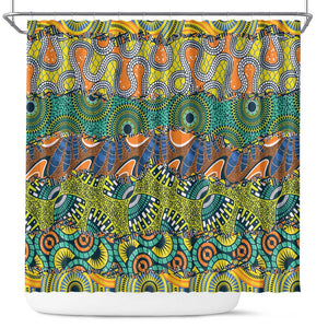 Africa Tribal Mixed Pattern Shower Curtain - African Pride