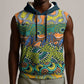 Africa Tribal Mixed Pattern Sleeveless Hoodie - African Pride