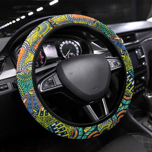 Africa Tribal Mixed Pattern Steering Wheel Cover - African Pride