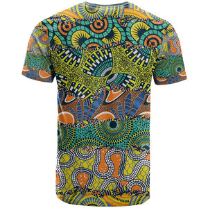 Africa Tribal Mixed Pattern T shirt - African Pride