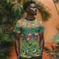 Africa Tribal Mixed Pattern T shirt - African Pride
