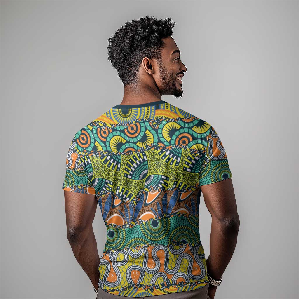 Africa Tribal Mixed Pattern T shirt - African Pride