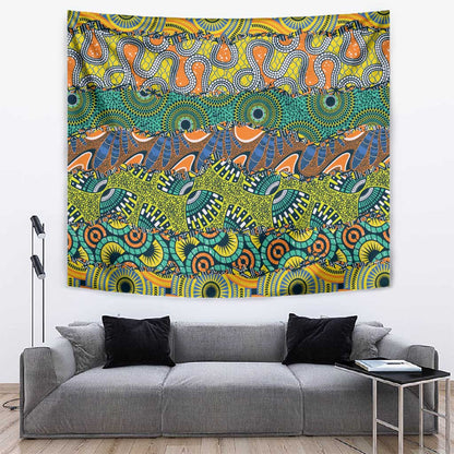 Africa Tribal Mixed Pattern Tapestry - African Pride