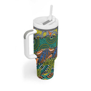 Africa Tribal Mixed Pattern Tumbler With Handle - African Pride