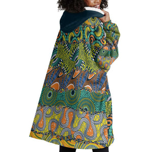 Africa Tribal Mixed Pattern Wearable Blanket Hoodie - African Pride