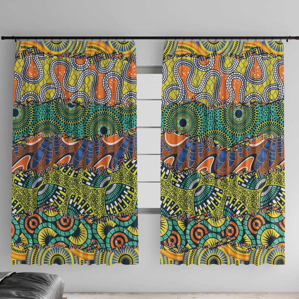 Africa Tribal Mixed Pattern Window Curtain - African Pride