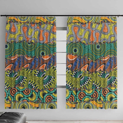 Africa Tribal Mixed Pattern Window Curtain - African Pride