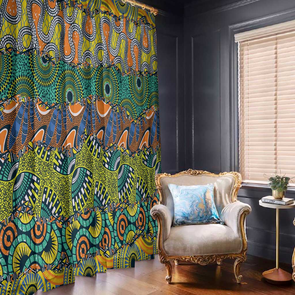 Africa Tribal Mixed Pattern Window Curtain - African Pride