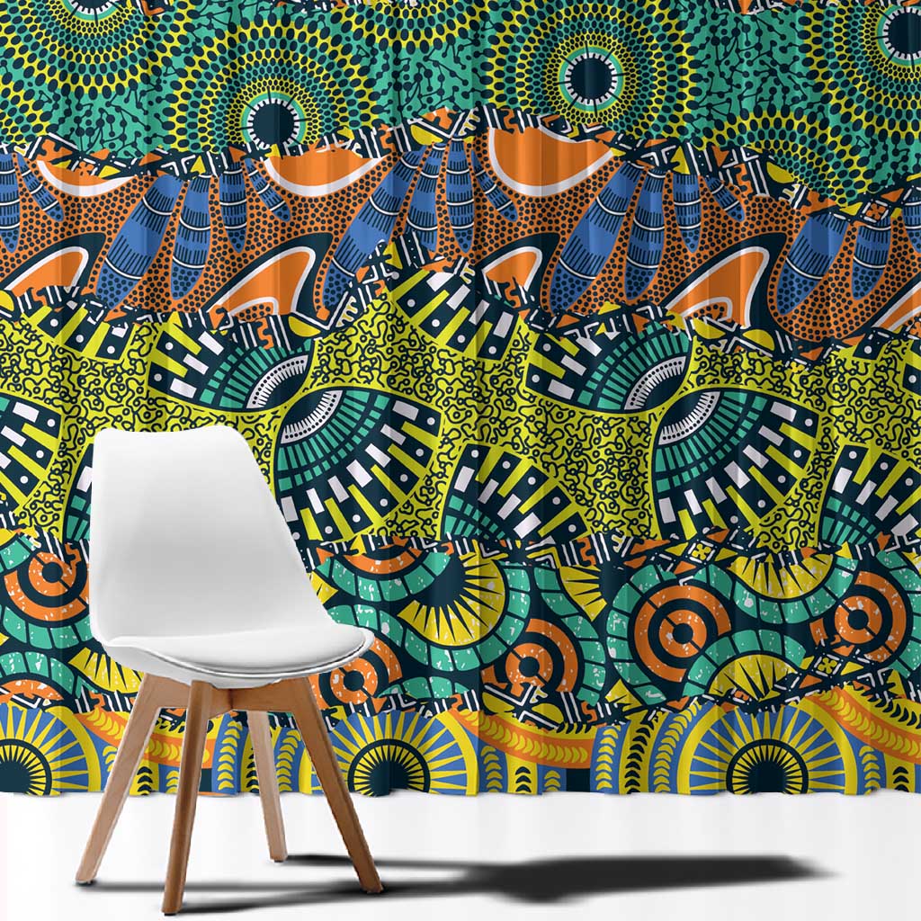Africa Tribal Mixed Pattern Window Curtain - African Pride