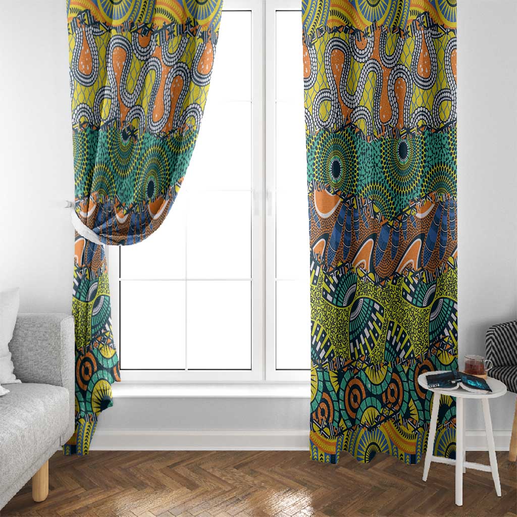 Africa Tribal Mixed Pattern Window Curtain - African Pride