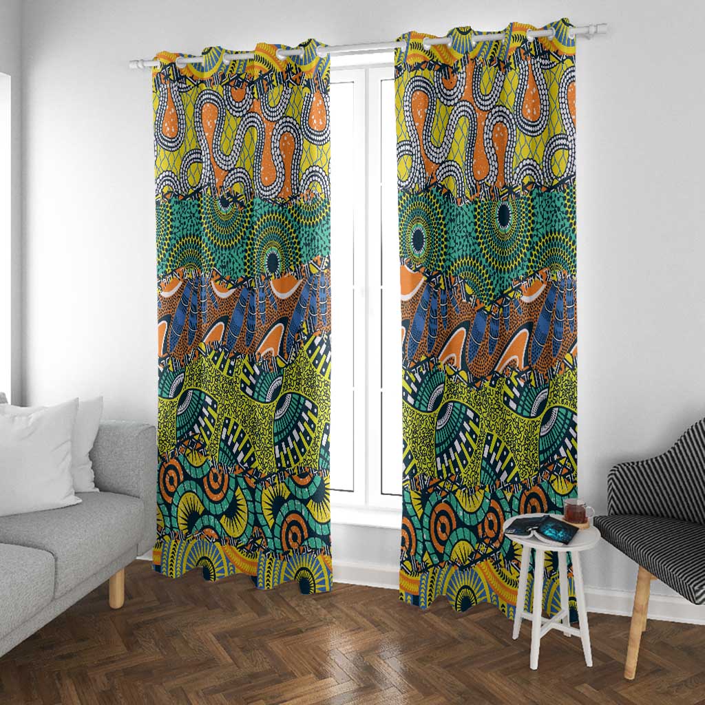 Africa Tribal Mixed Pattern Window Curtain - African Pride