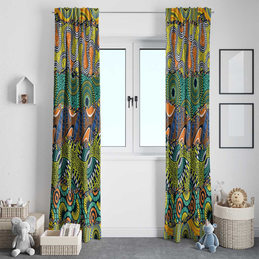 Africa Tribal Mixed Pattern Window Curtain - African Pride