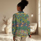 Africa Tribal Mixed Pattern Women Casual Shirt - African Pride