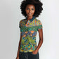 Africa Tribal Mixed Pattern Women Polo Shirt - African Pride