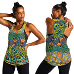 Africa Tribal Mixed Pattern Women Racerback Tank - African Pride