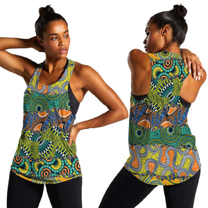 Africa Tribal Mixed Pattern Women Racerback Tank - African Pride