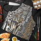 Africa Tribal Pattern Mixed Leopard Skin Apron