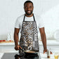 Africa Tribal Pattern Mixed Leopard Skin Apron