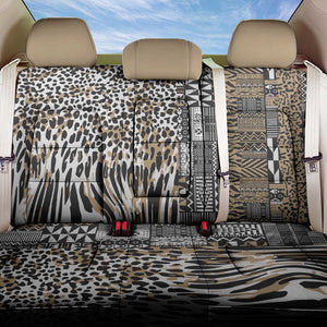 Africa Tribal Pattern Mixed Leopard Skin Back Car Seat Cover - African Pride