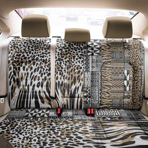 Africa Tribal Pattern Mixed Leopard Skin Back Car Seat Cover - African Pride