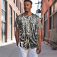 Africa Tribal Pattern Mixed Leopard Skin Baseball Jersey - African Pride