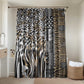 Africa Tribal Pattern Mixed Leopard Skin Bathroom Set