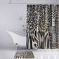 Africa Tribal Pattern Mixed Leopard Skin Bathroom Set