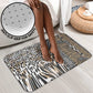 Africa Tribal Pattern Mixed Leopard Skin Bathroom Set