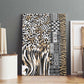 Africa Tribal Pattern Mixed Leopard Skin Canvas Wall Art - African Pride