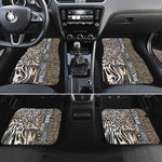 Africa Tribal Pattern Mixed Leopard Skin Car Mats - African Pride