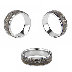 Africa Tribal Pattern Mixed Leopard Skin Classic Ring - African Pride