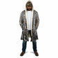 Africa Tribal Pattern Mixed Leopard Skin Cloak