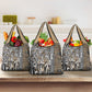 Africa Tribal Pattern Mixed Leopard Skin Grocery Bag - African Pride