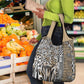 Africa Tribal Pattern Mixed Leopard Skin Grocery Bag - African Pride