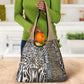 Africa Tribal Pattern Mixed Leopard Skin Grocery Bag - African Pride