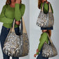 Africa Tribal Pattern Mixed Leopard Skin Grocery Bag - African Pride