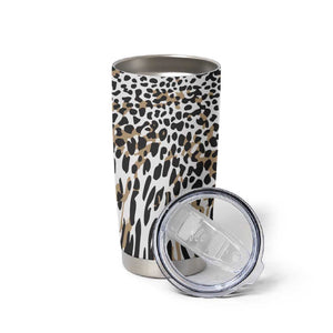 Africa Tribal Pattern Mixed Leopard Skin Tumbler Cup - African Pride