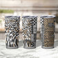 Africa Tribal Pattern Mixed Leopard Skin Tumbler Cup - African Pride