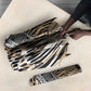 Africa Tribal Pattern Mixed Leopard Skin Umbrella