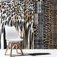 Africa Tribal Pattern Mixed Leopard Skin Window Curtain - African Pride