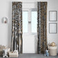Africa Tribal Pattern Mixed Leopard Skin Window Curtain - African Pride