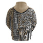 Africa Tribal Pattern Mixed Leopard Skin Zip Hoodie - African Pride