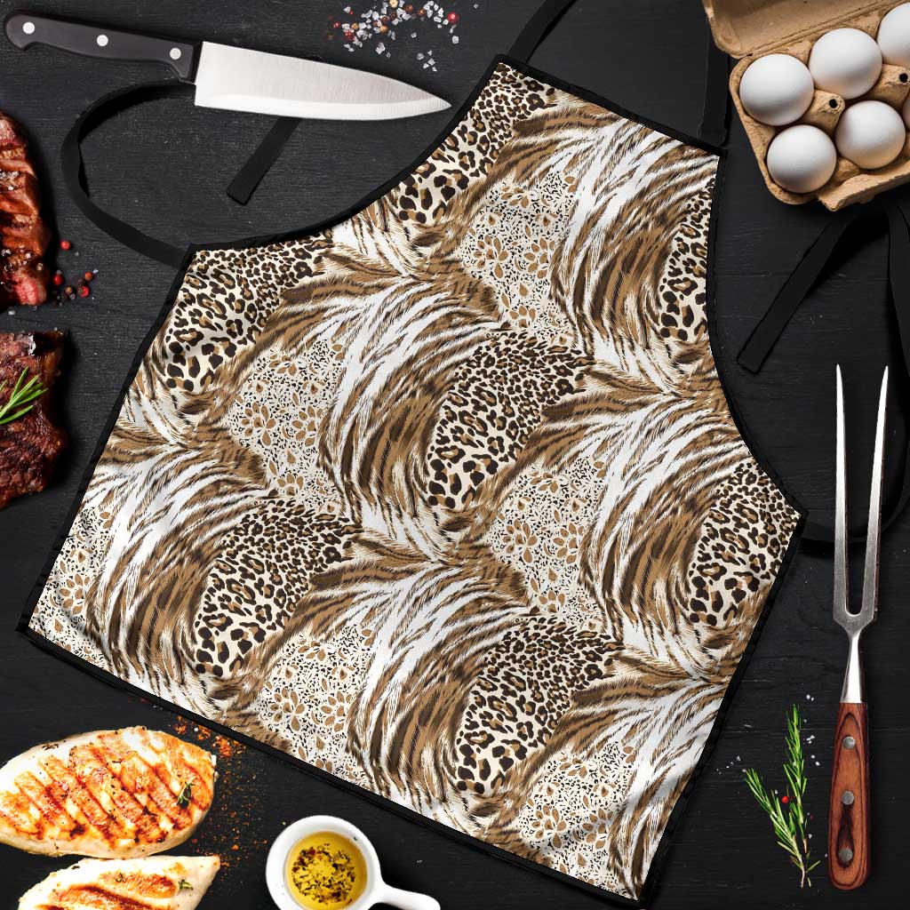 African Wild Animal Skins Apron Leopard Pattern