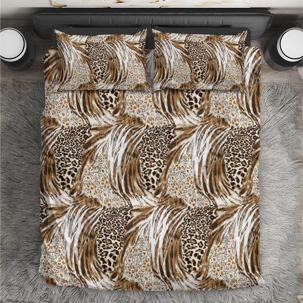 African Wild Animal Skins Bedding Set Leopard Pattern - African Pride