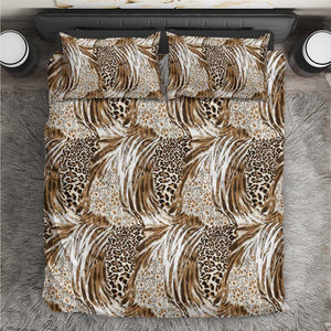 African Wild Animal Skins Bedding Set Leopard Pattern - African Pride
