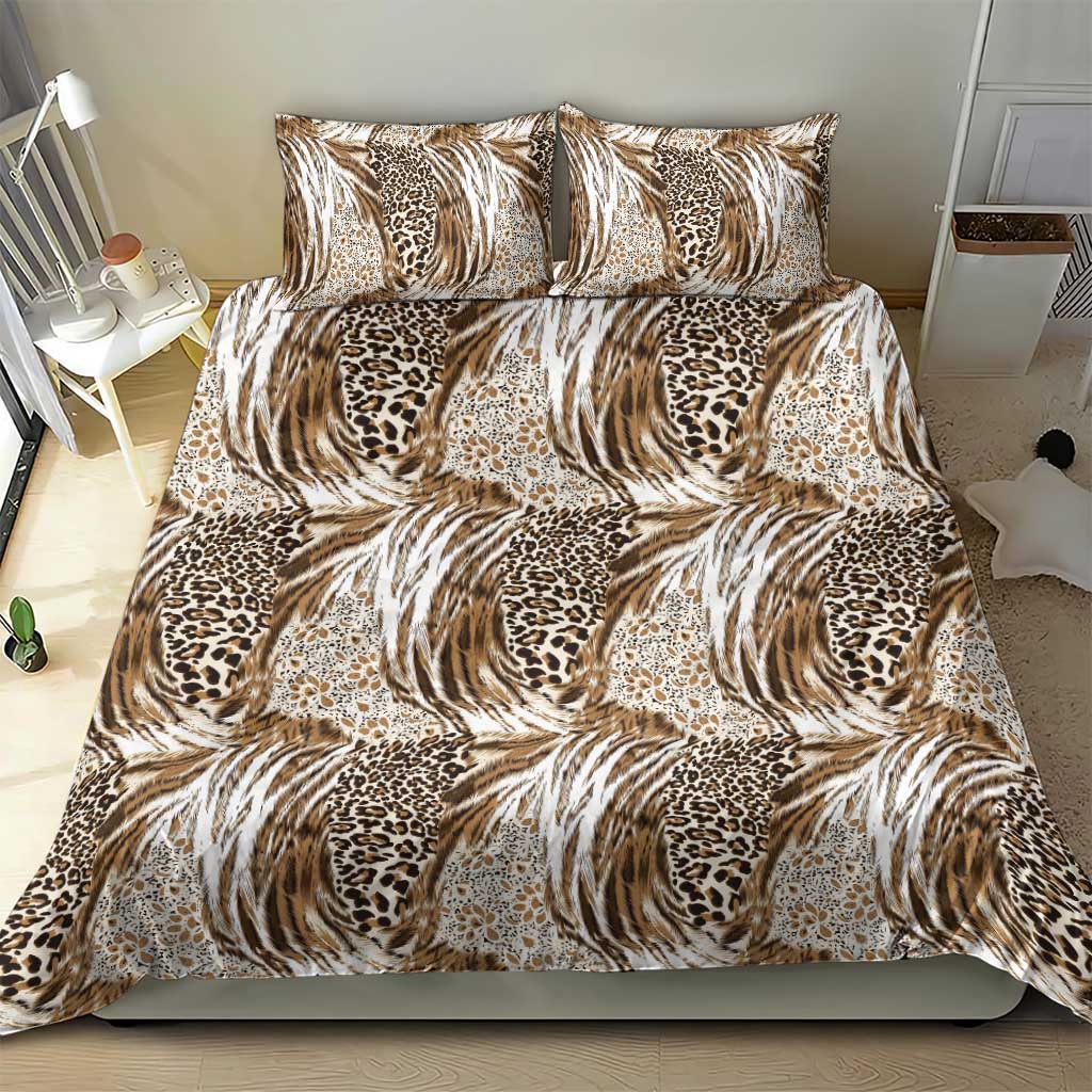 African Wild Animal Skins Bedding Set Leopard Pattern - African Pride
