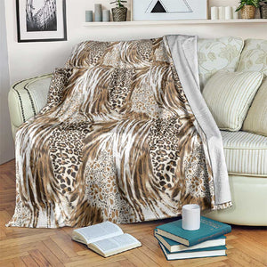 African Wild Animal Skins Blanket Leopard Pattern - African Pride