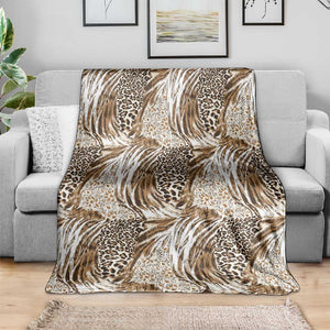 African Wild Animal Skins Blanket Leopard Pattern - African Pride